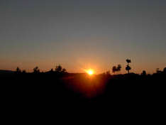 Sonnenuntergang in Custoza