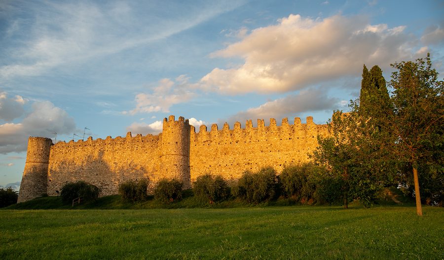 Burg von Moniga del Garda in der Lombardei