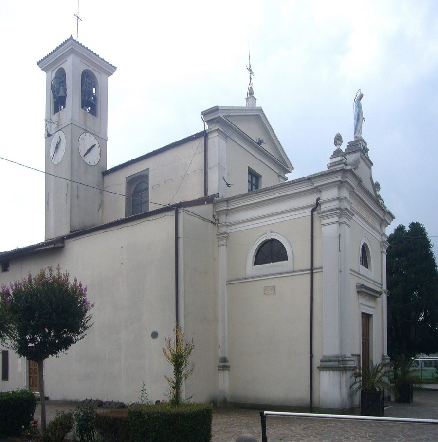 La chiesa di San Filastrio a Casaglia, frazione del comune di Torbole Casaglia